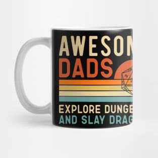 Awsome Dads explore Dungeon and slay Dragons Mug